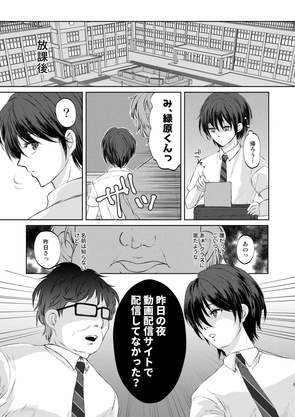 特定されたその先は2 ～男の娘配信者調教日記～ - page3