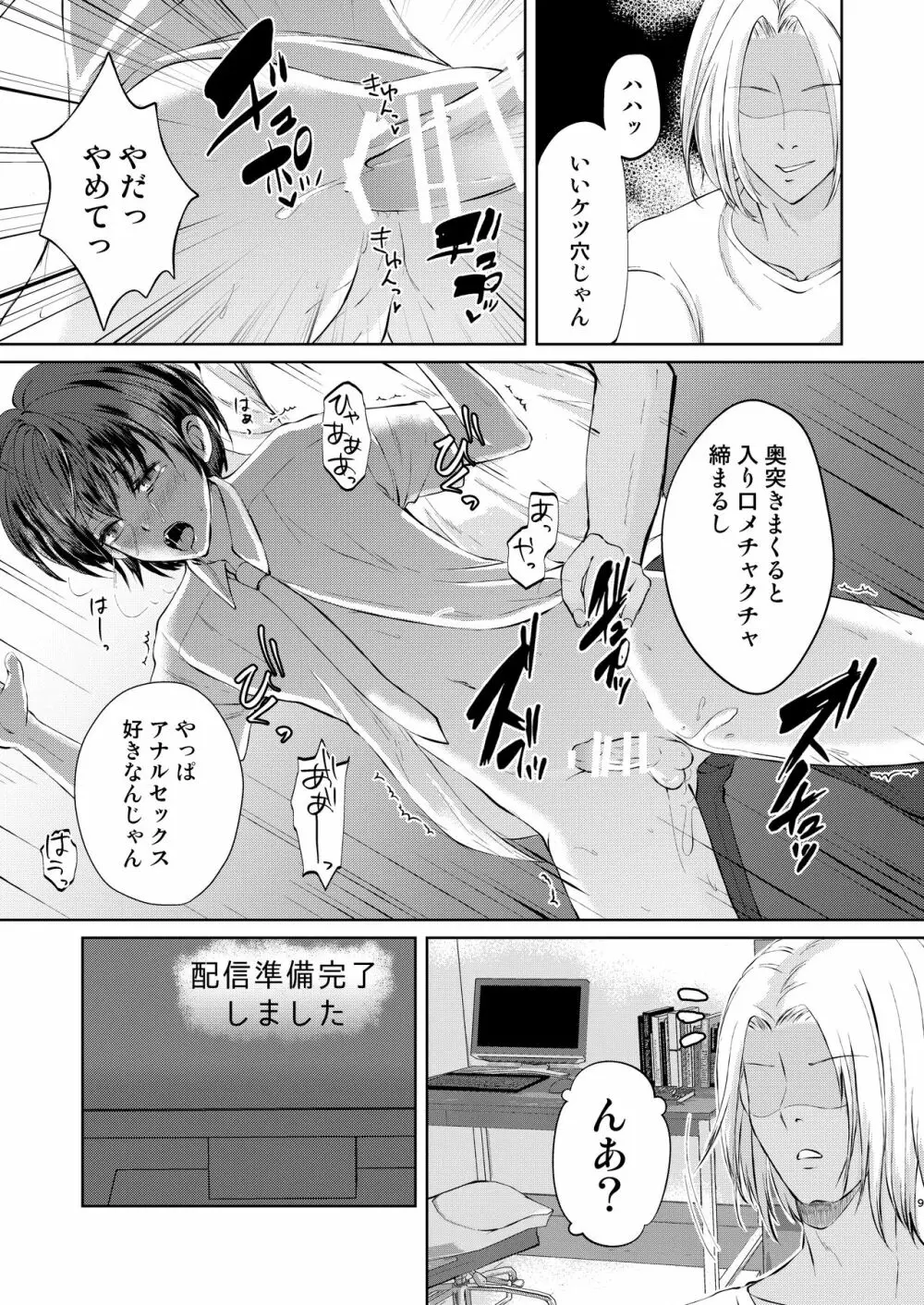 特定されたその先は2 ～男の娘配信者調教日記～ - page9