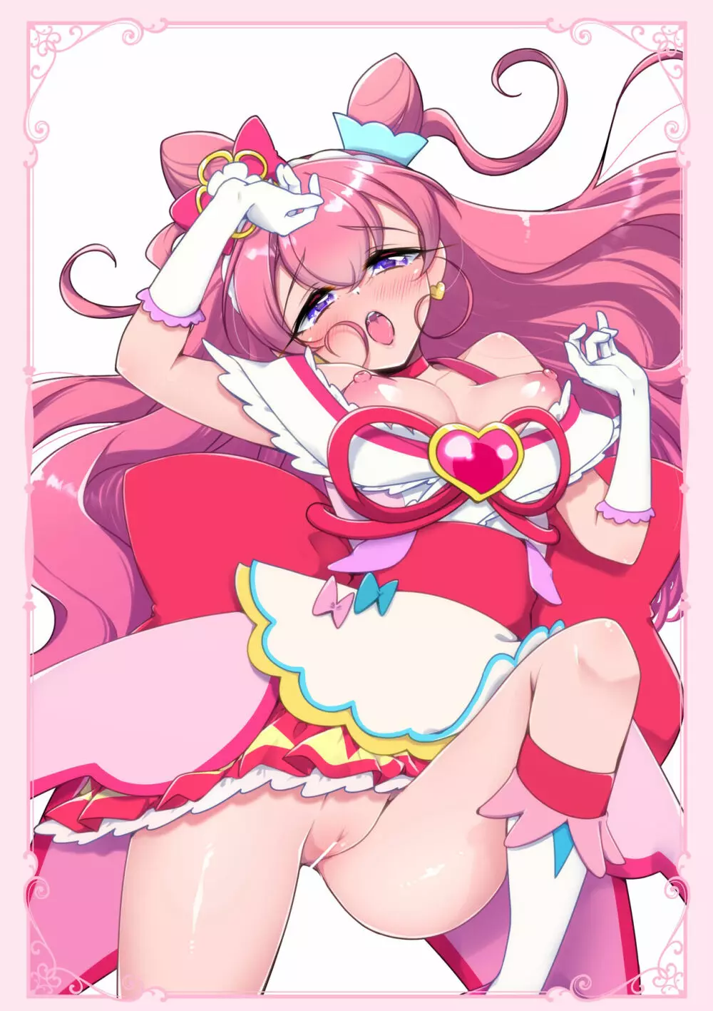 キュアトロ2022!～プリキュアにトロ顔させてみた～ - page3