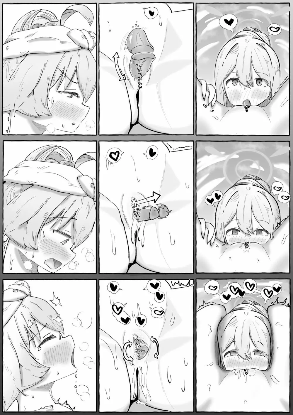 ノノホシいちゃらぶ百合えっちサイレント漫画 - page6
