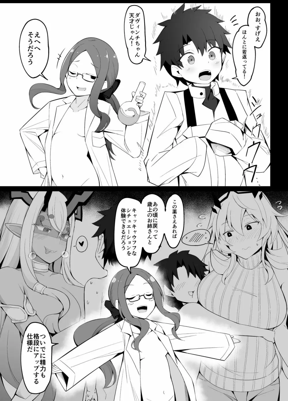若返りの秘薬を開発したダヴィンチちゃん - page6