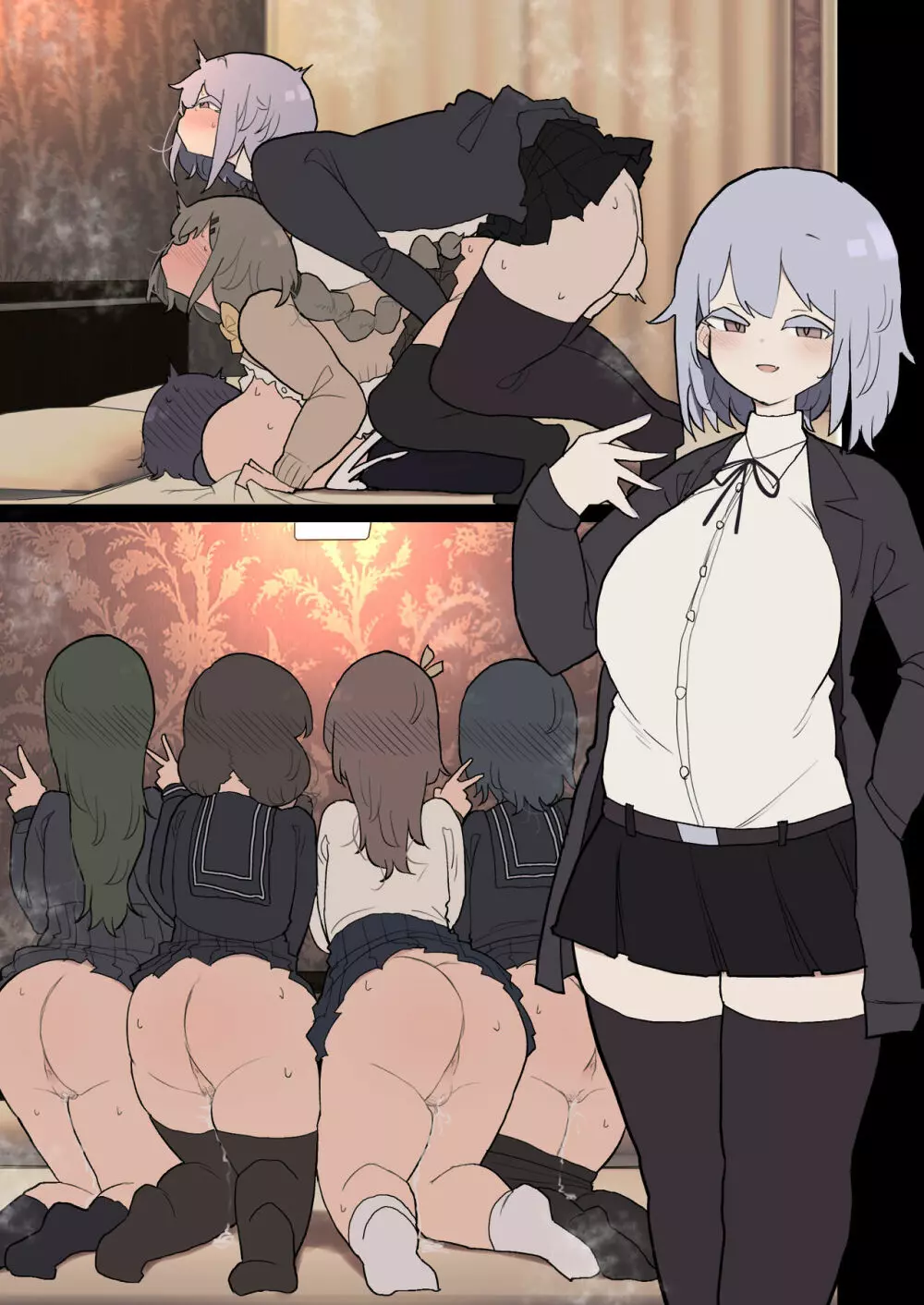 ふたなりイケメンボーイッシュお姉さん - page10