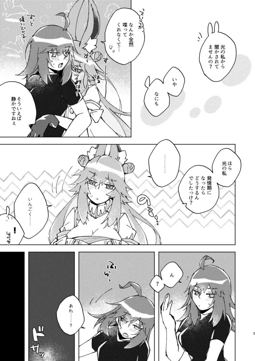 [Koya guda ♀] 4/ 16 shinkan “hatsujō-ki ga owaranai to de rarenai heya”i[ fate grand order ) - page4