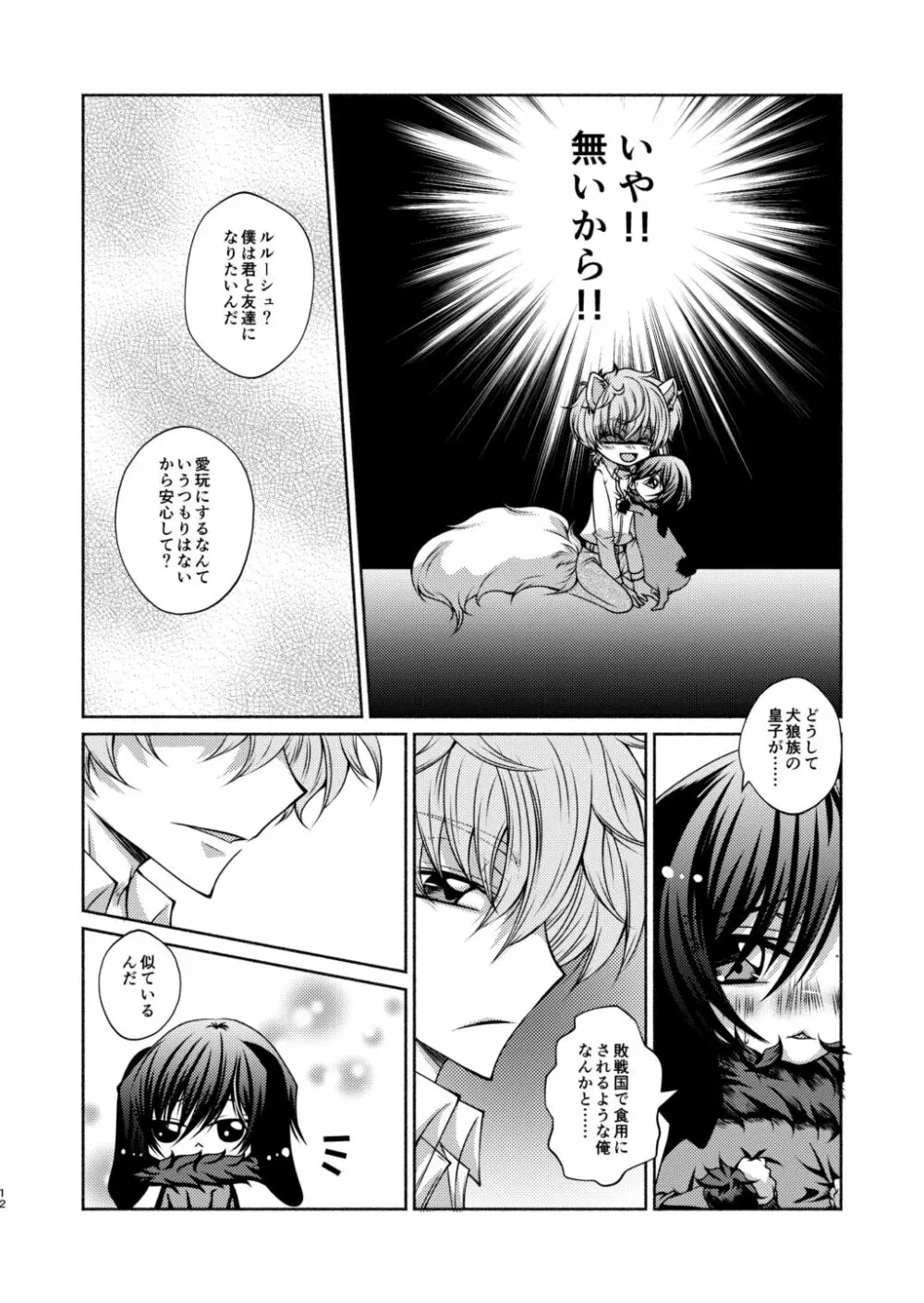 狼スザク×黒兎ルルシュ詰め - page10
