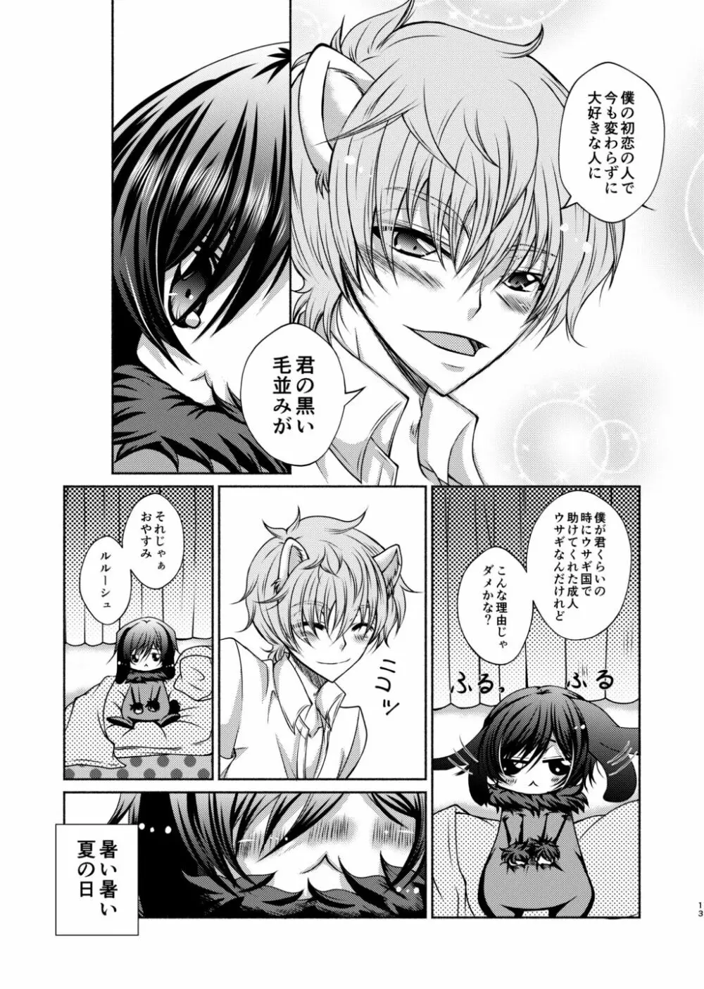 狼スザク×黒兎ルルシュ詰め - page11