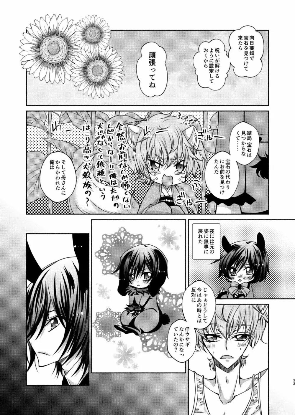 狼スザク×黒兎ルルシュ詰め - page31