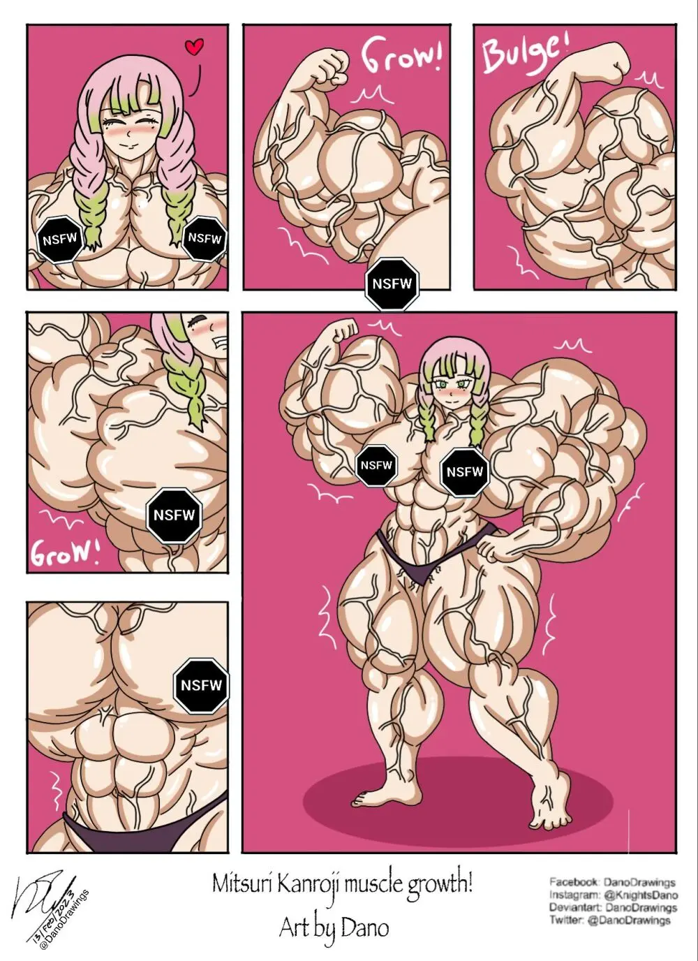 anime muscle girl collection - page102