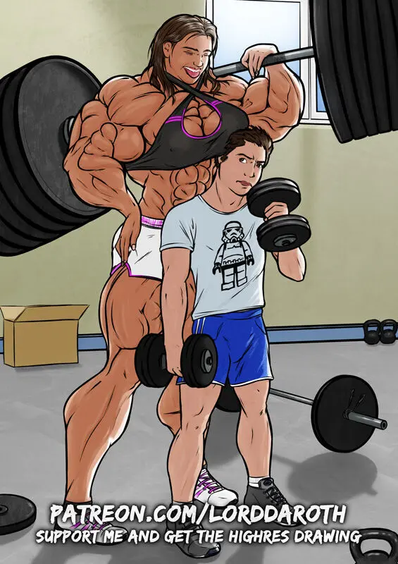 anime muscle girl collection - page12