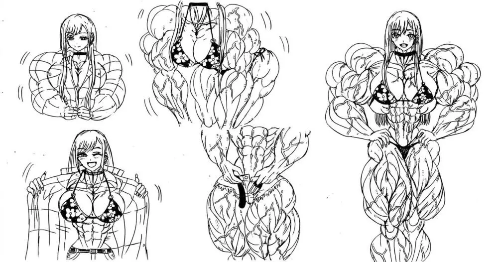 anime muscle girl collection - page134
