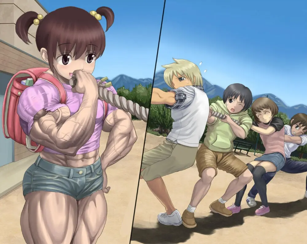 anime muscle girl collection - page136