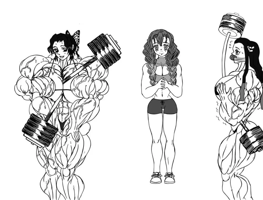 anime muscle girl collection - page139