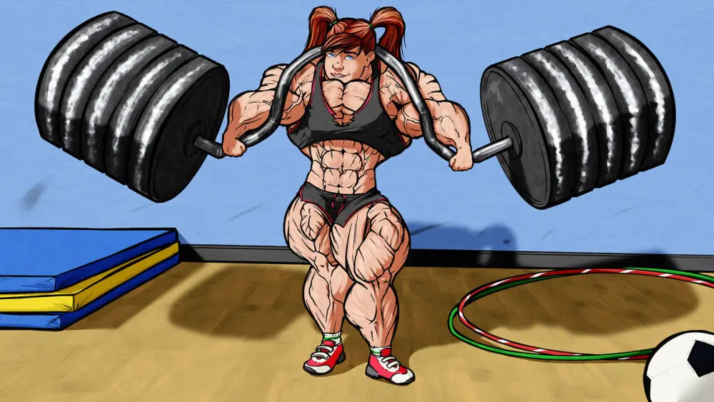 anime muscle girl collection - page14