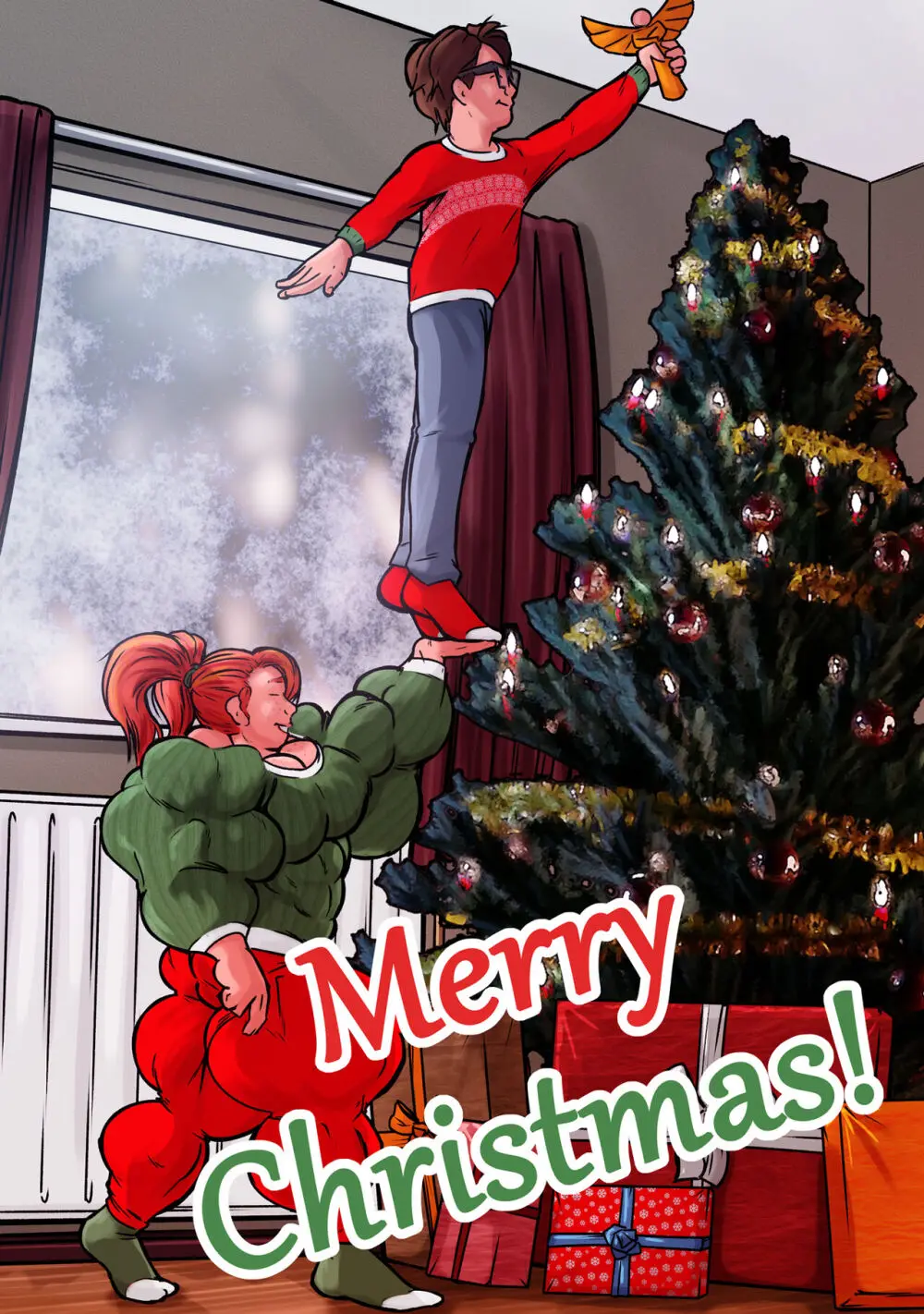 anime muscle girl collection - page28