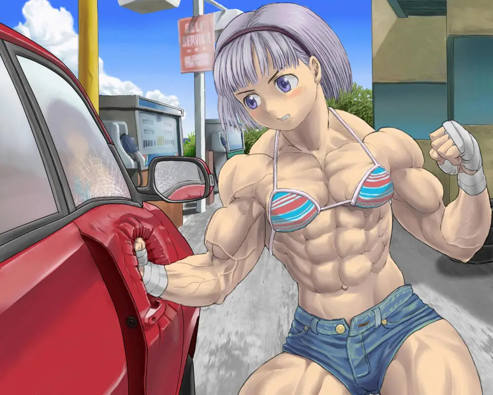 anime muscle girl collection - page37
