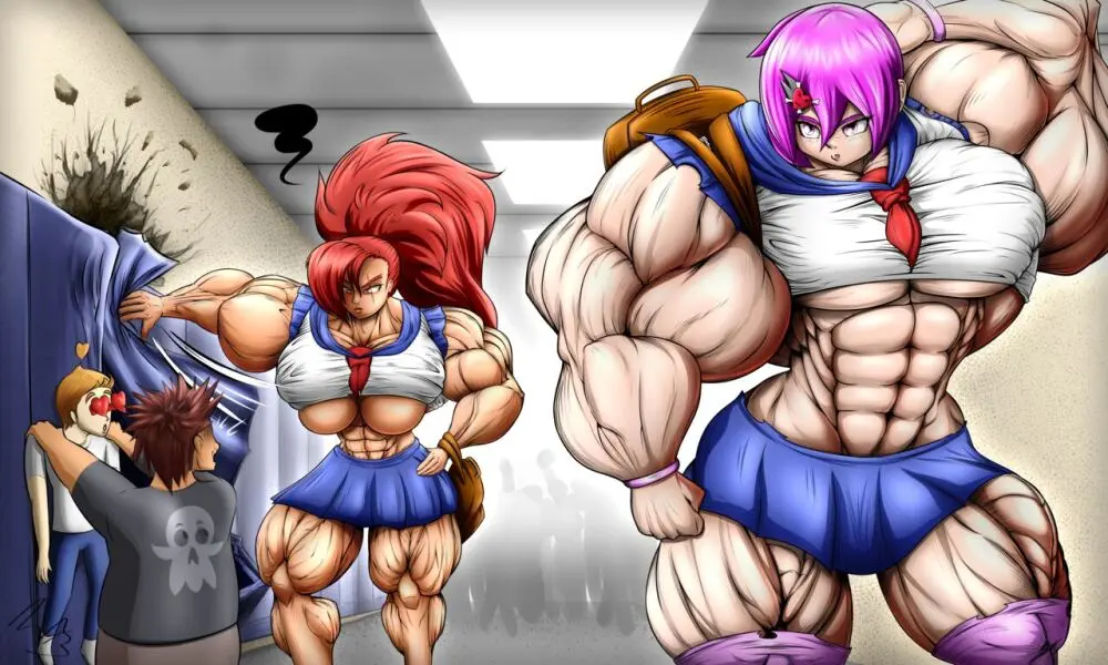 anime muscle girl collection - page46