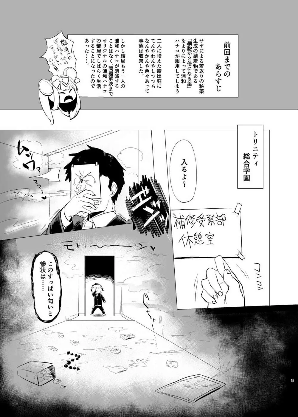 キヴォトス雌比べ 浦●ハナコVS浦●ハナコ - page3