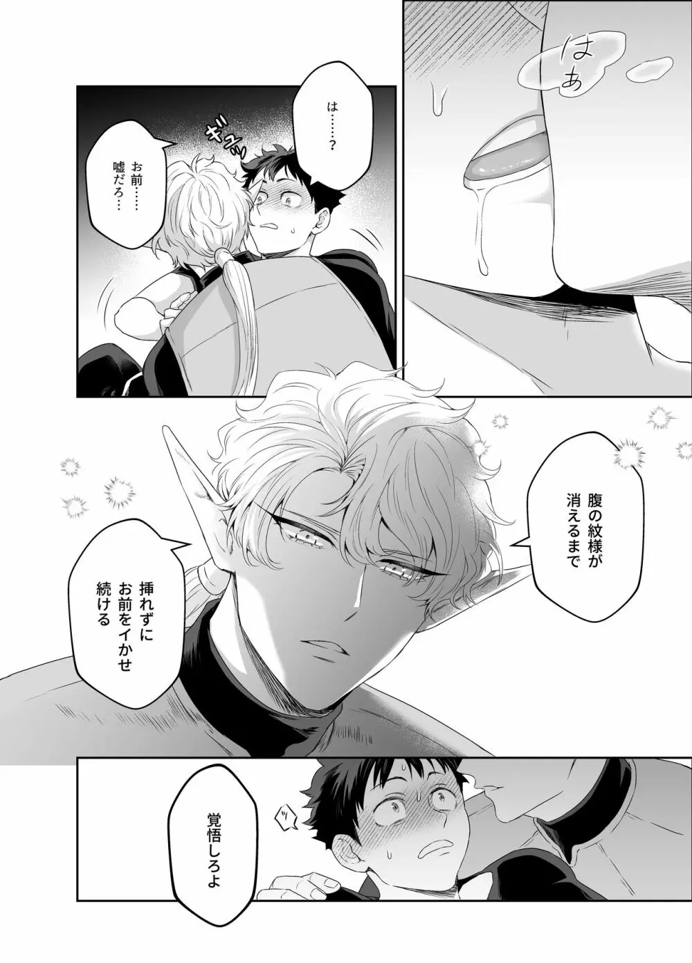 勇者さん巨根エルフと異世界孕ませ旅 - page19