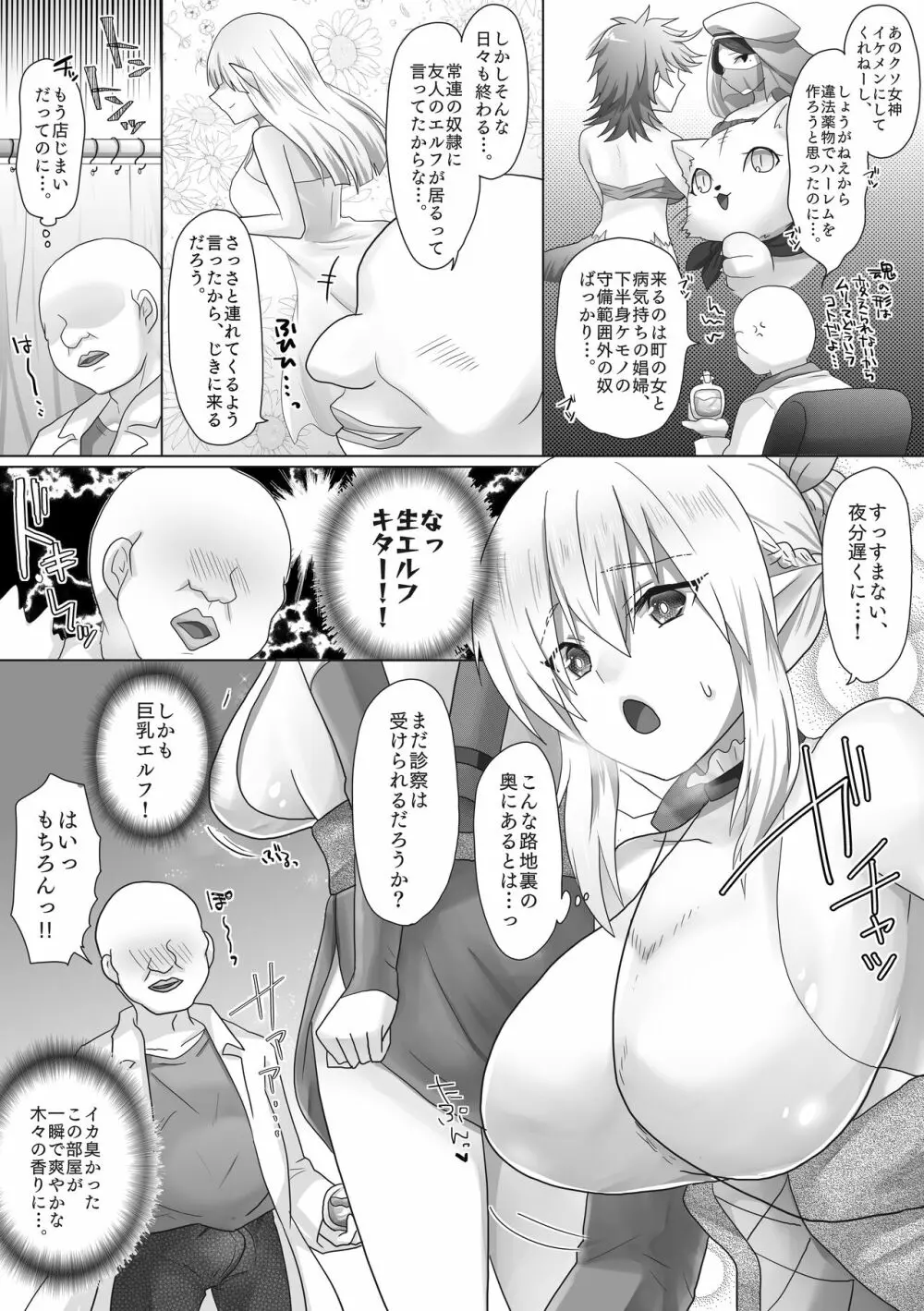 不妊エルフさん、異世界婦人科で孕まセッ♡ - page11