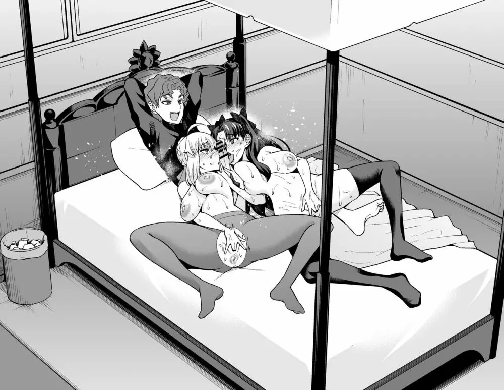 セイバー＆凛、シンジと浮気セックスする - page25