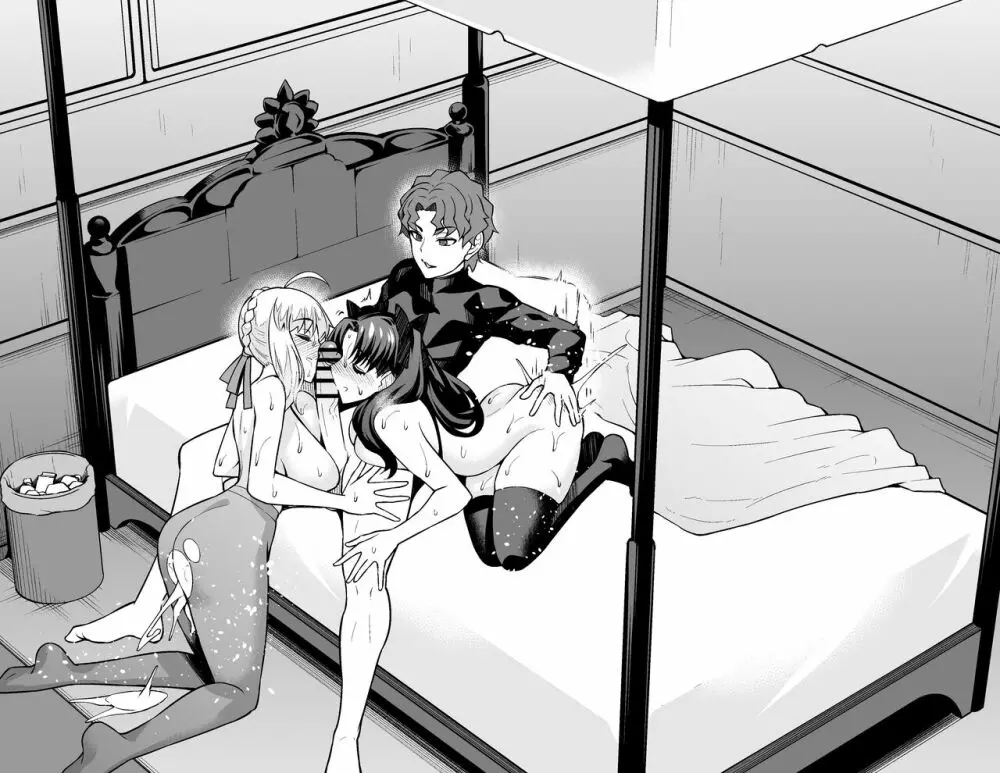 セイバー＆凛、シンジと浮気セックスする - page33