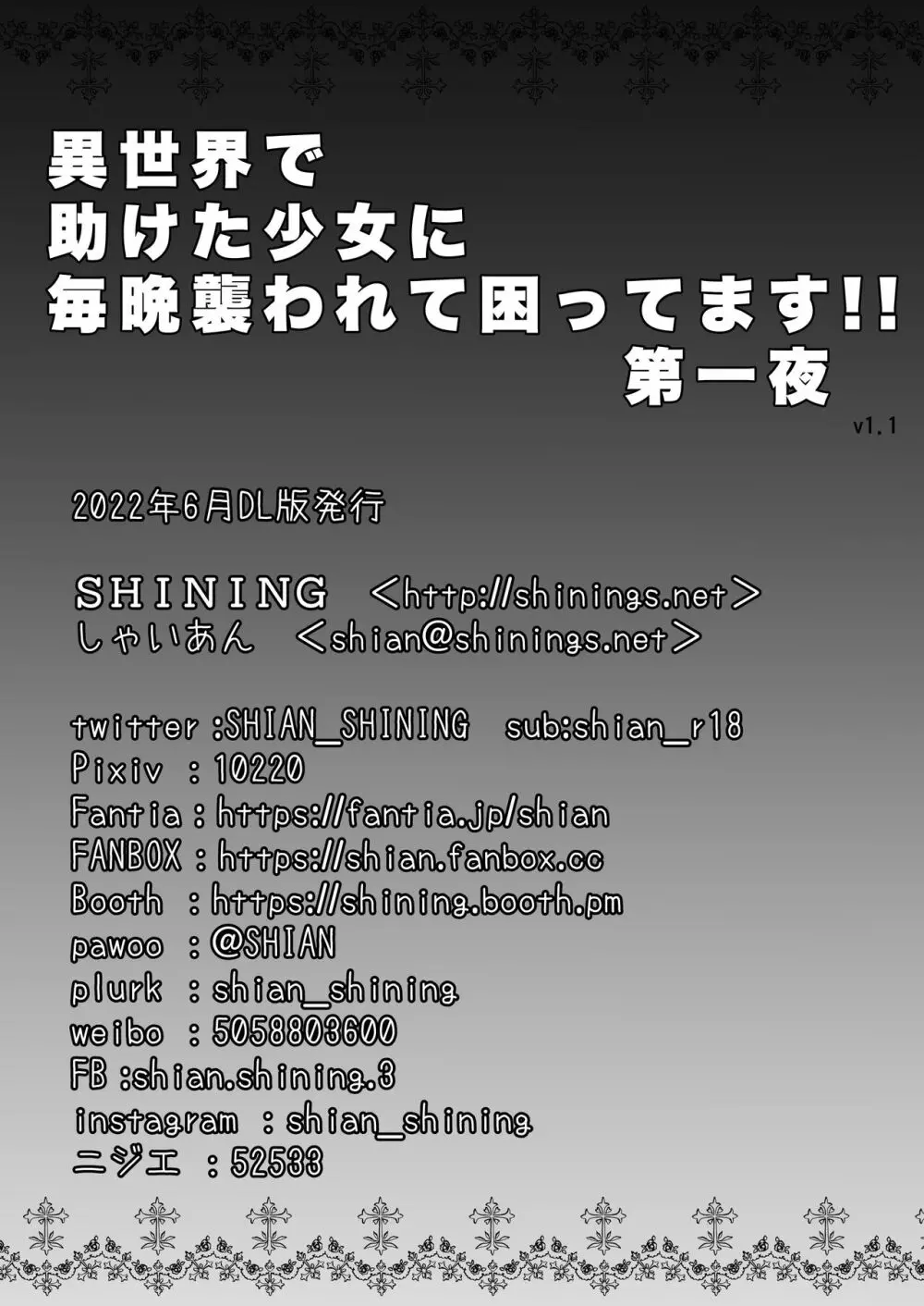 異世界で助けた少女に毎晩襲われて困ってます!!第一夜 - page22