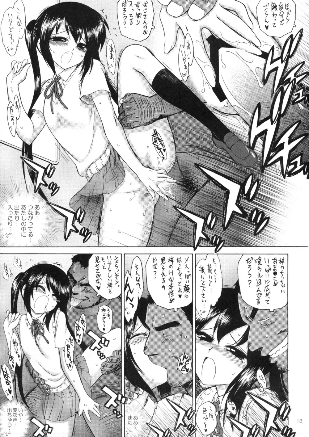 あずにゃんとドキドキ痴漢電車 - page12