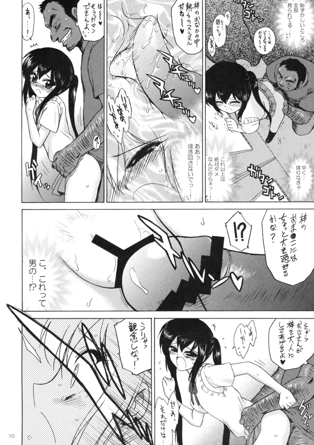 あずにゃんとドキドキ痴漢電車 - page9