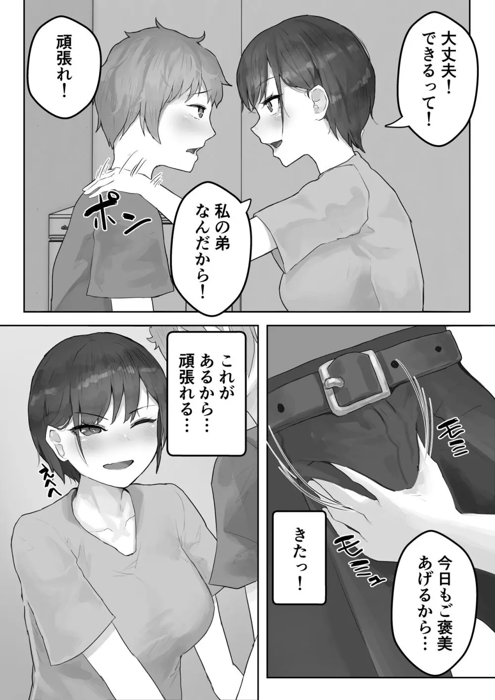 僕の憧れのねーちゃんがおじさんのメスになるNTR - page4