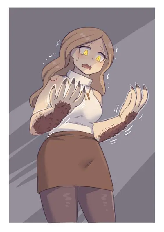 Futanari Werewolf by Mokushi - page3