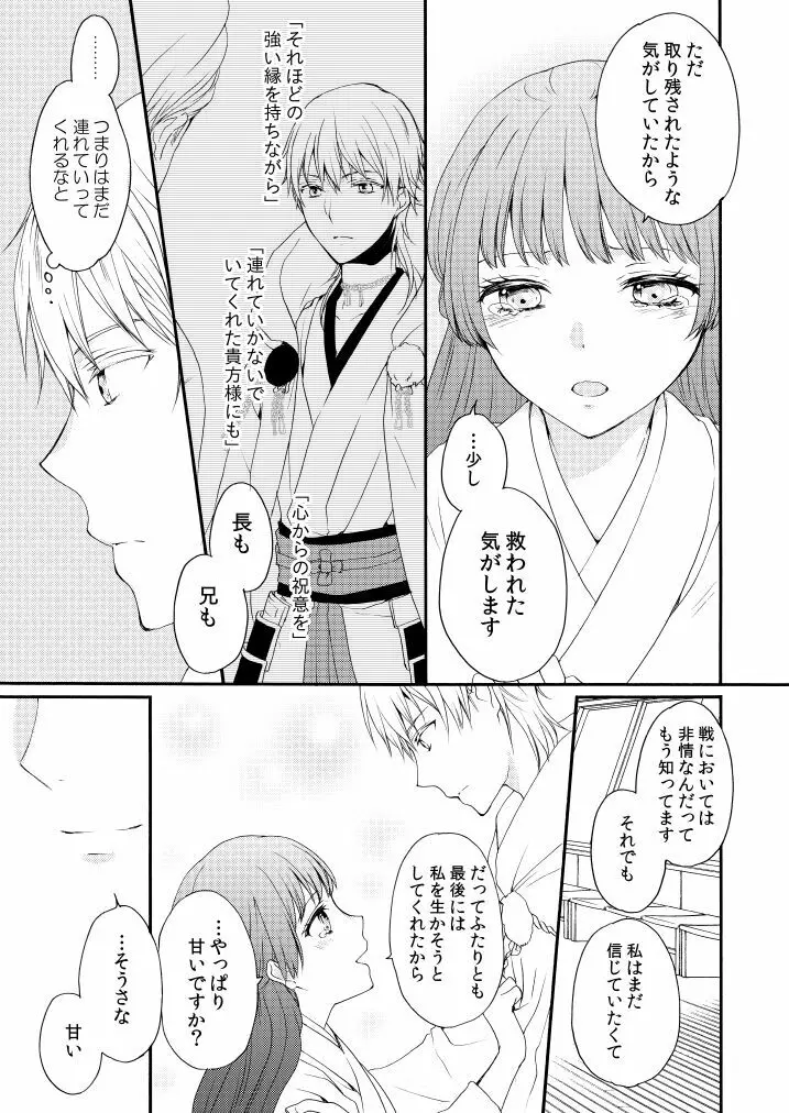 新婚につきちょっと本丸を留守にします - page10