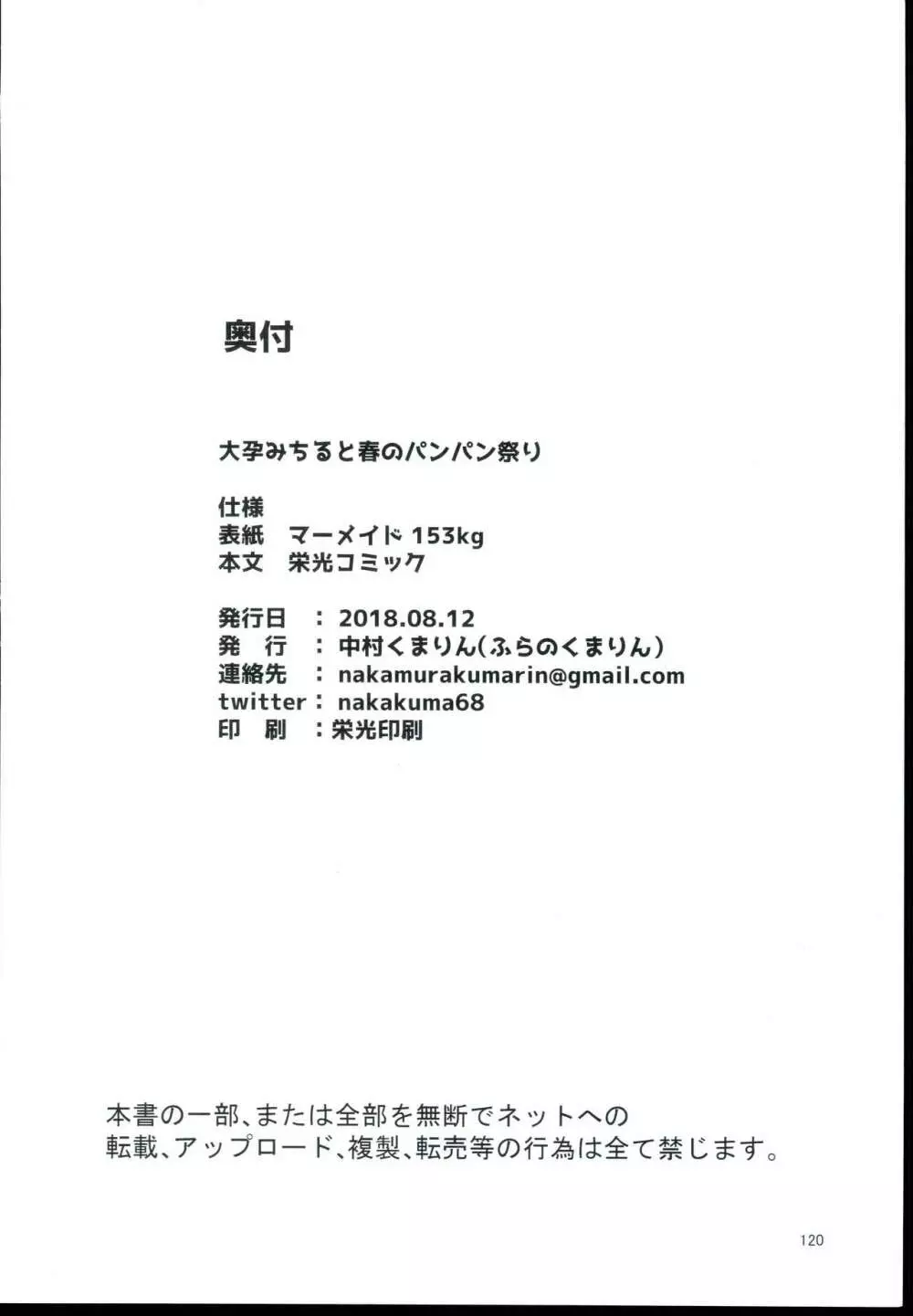 大孕みちると春のパンパン祭り - page120