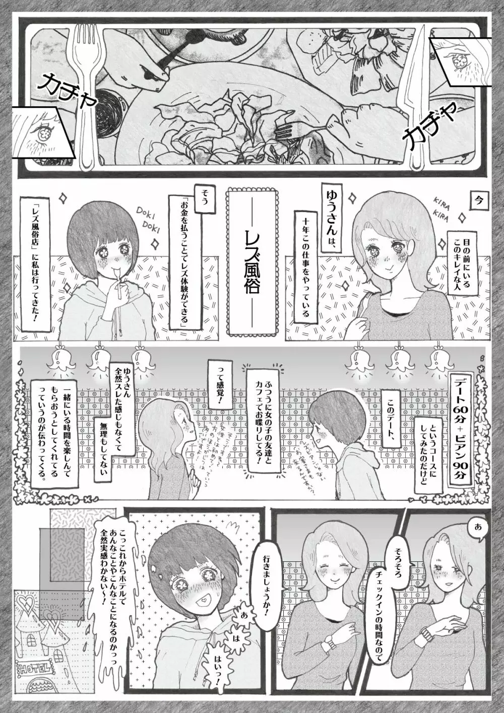 ルキノが今話題のレズ風俗に行ってみた - page2