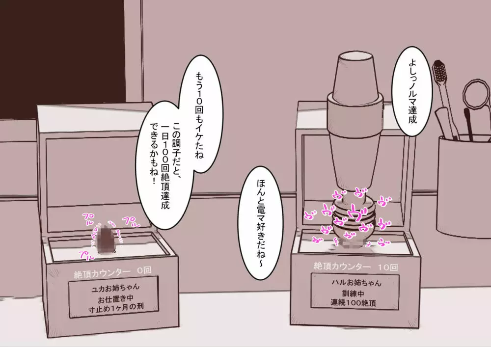 クリボックスになったお姉ちゃんたちのクリを弄り倒す - page11