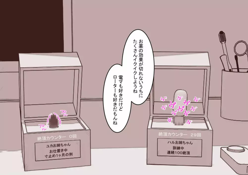 クリボックスになったお姉ちゃんたちのクリを弄り倒す - page15