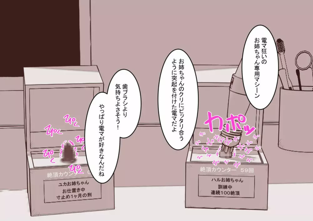クリボックスになったお姉ちゃんたちのクリを弄り倒す - page21