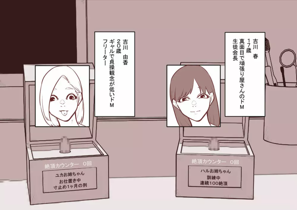 クリボックスになったお姉ちゃんたちのクリを弄り倒す - page5