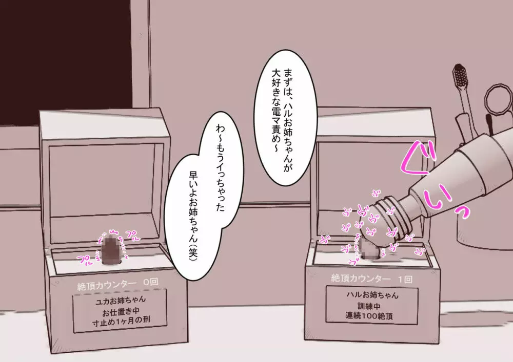 クリボックスになったお姉ちゃんたちのクリを弄り倒す - page9