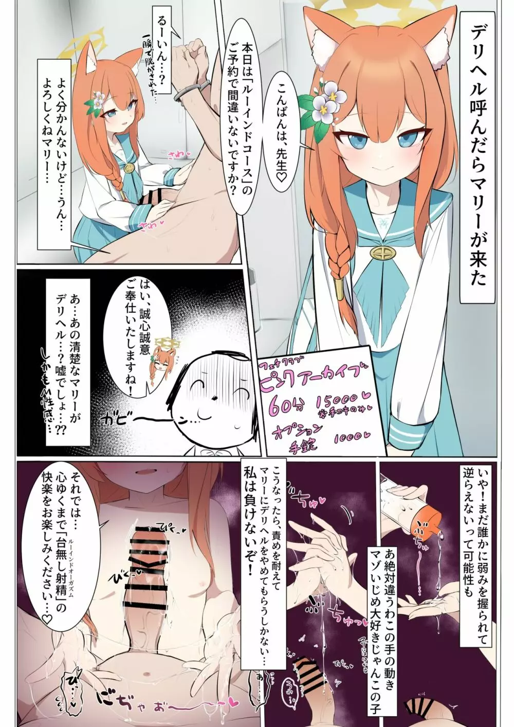 ブルアカ風俗合同誌 キヴォトス王 - page10