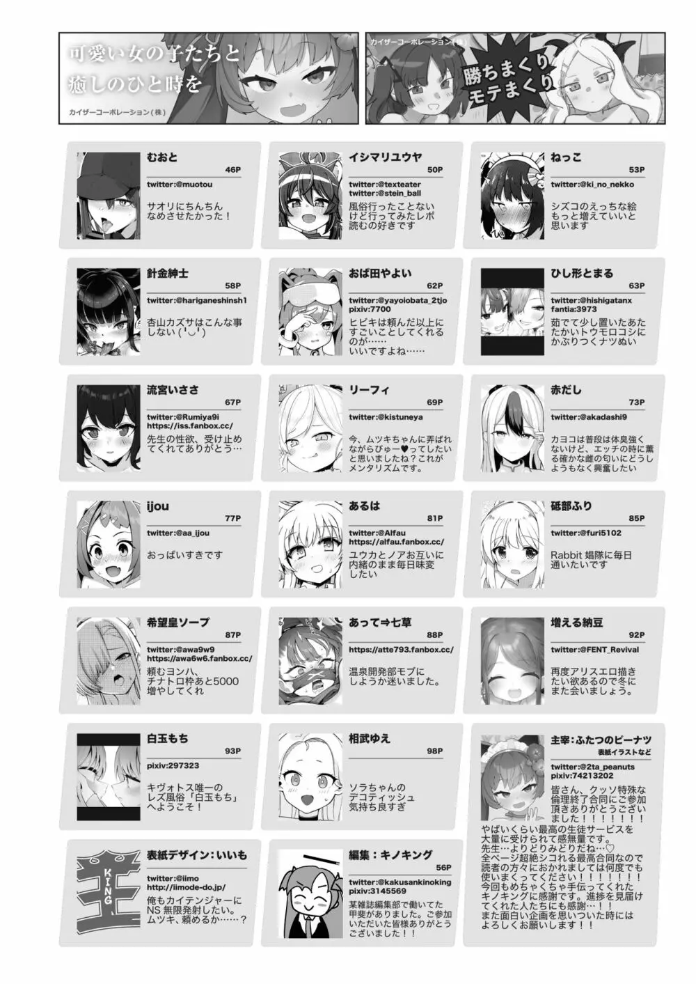 ブルアカ風俗合同誌 キヴォトス王 - page104