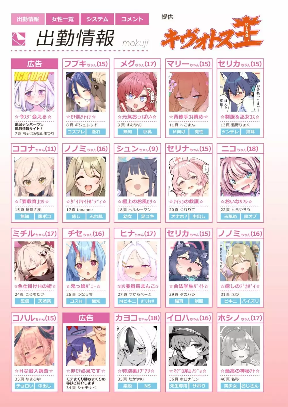 ブルアカ風俗合同誌 キヴォトス王 - page3