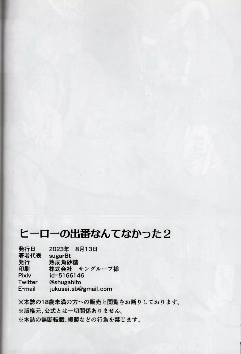 ヒーローの出番なんてなかった2 - page19