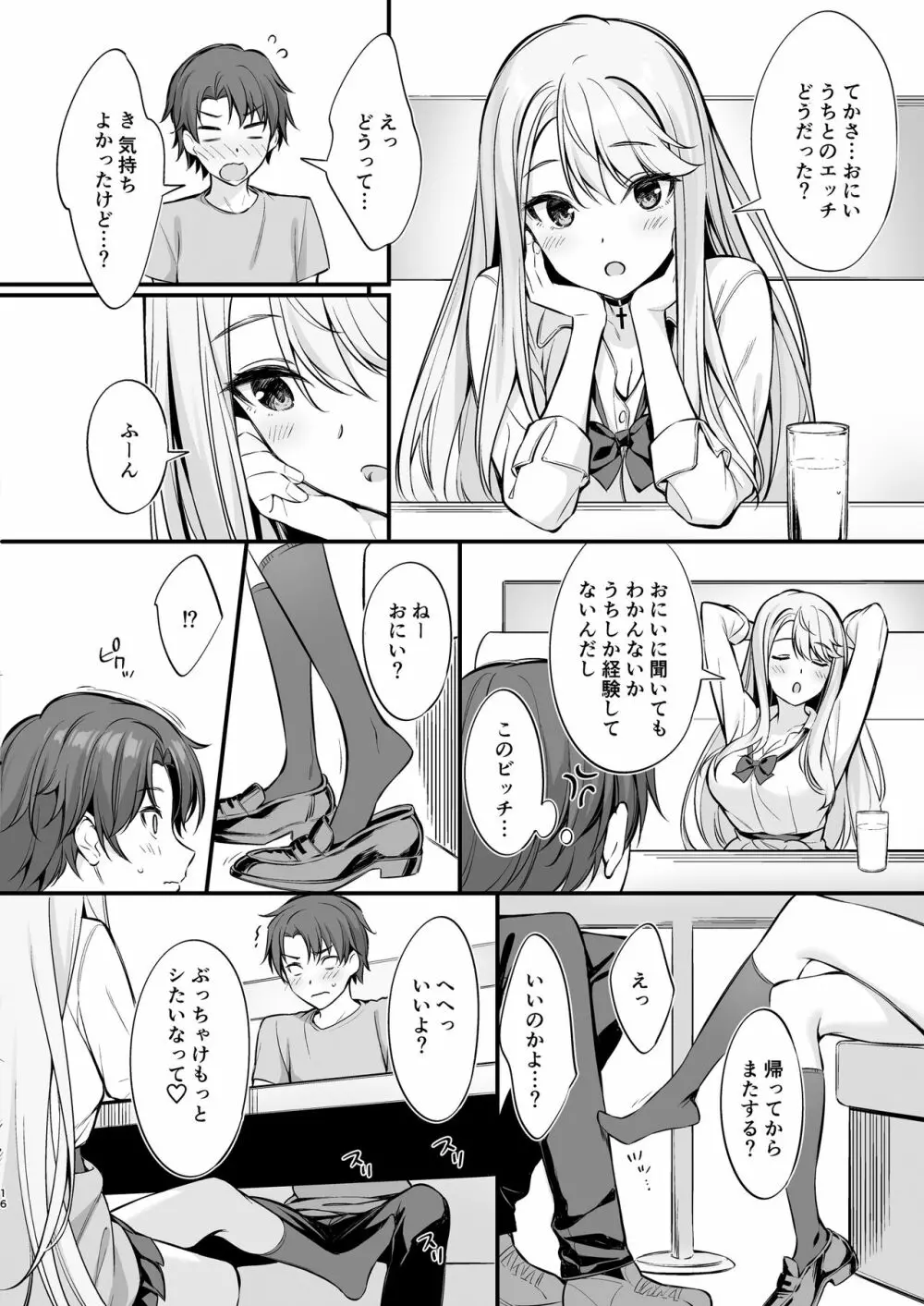 SNSで出会ったのはギャル化した妹でした - page15
