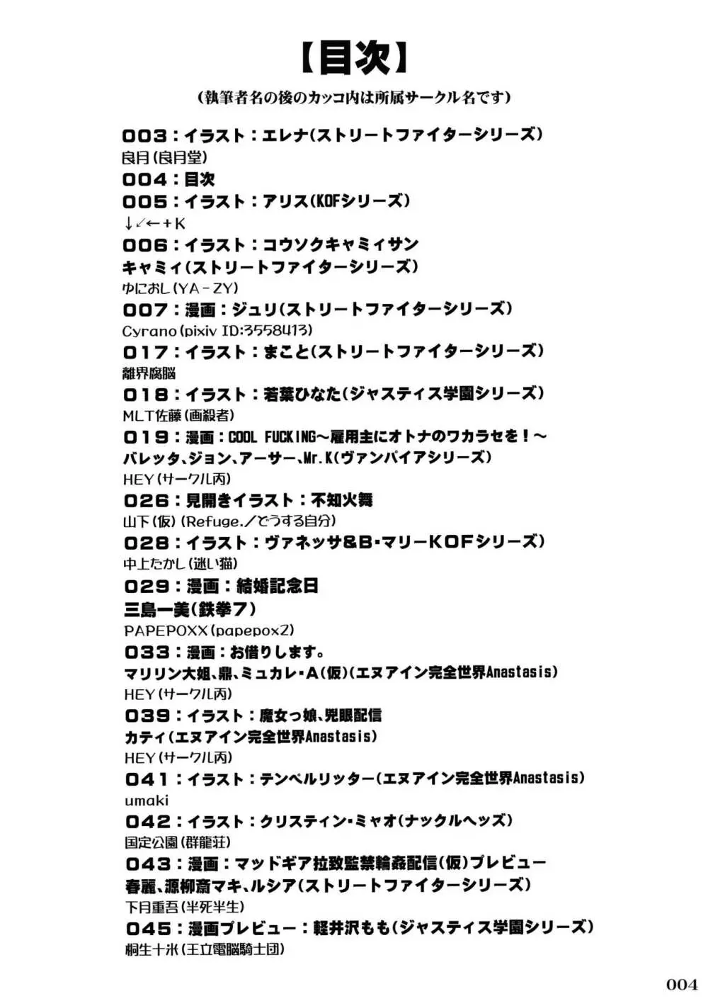 対戦格ゲーヒロインズ輪姦乱交アラカルト!～EXTRA ROUND～ - page4