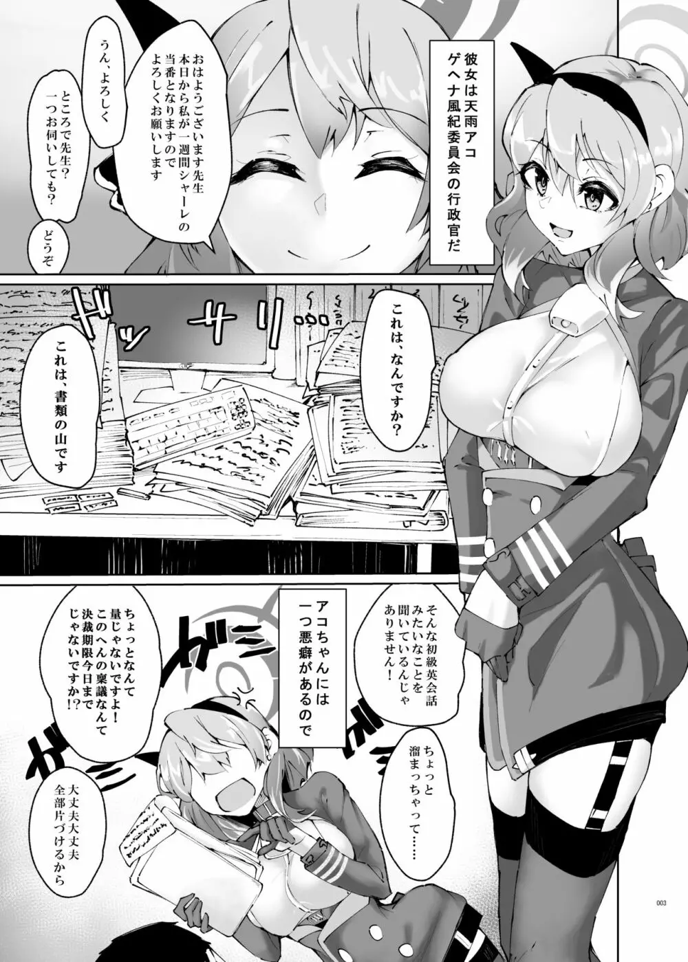 天雨アコはイライラしている - page3