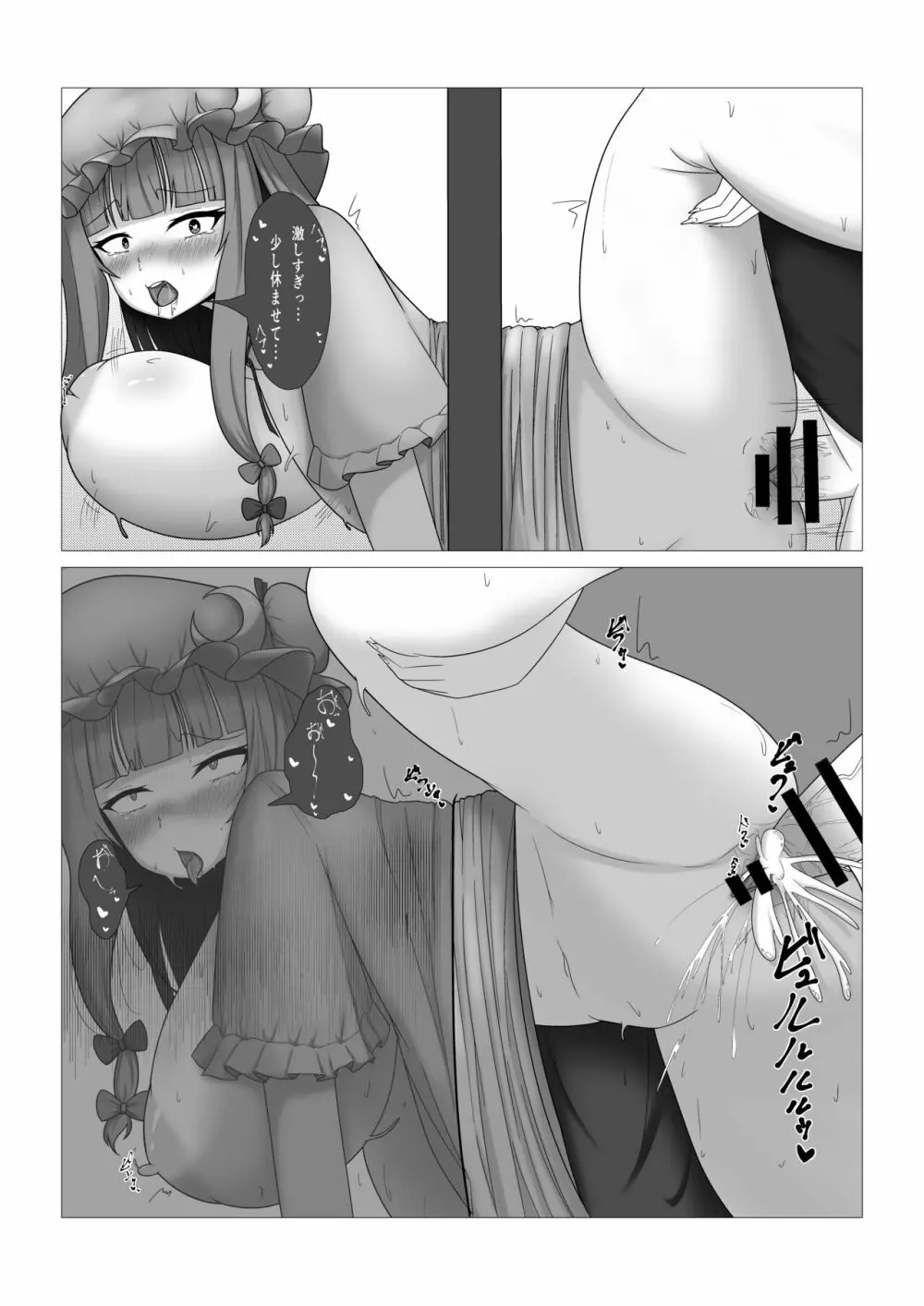 パチュリー様の壁尻本 - page12