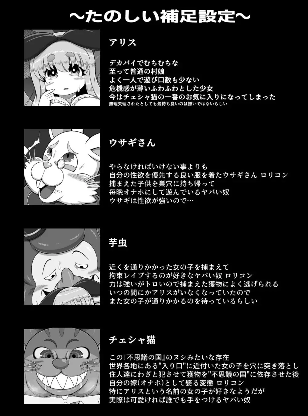 不思議の国でアリスが犯されるだけの漫画 - page31