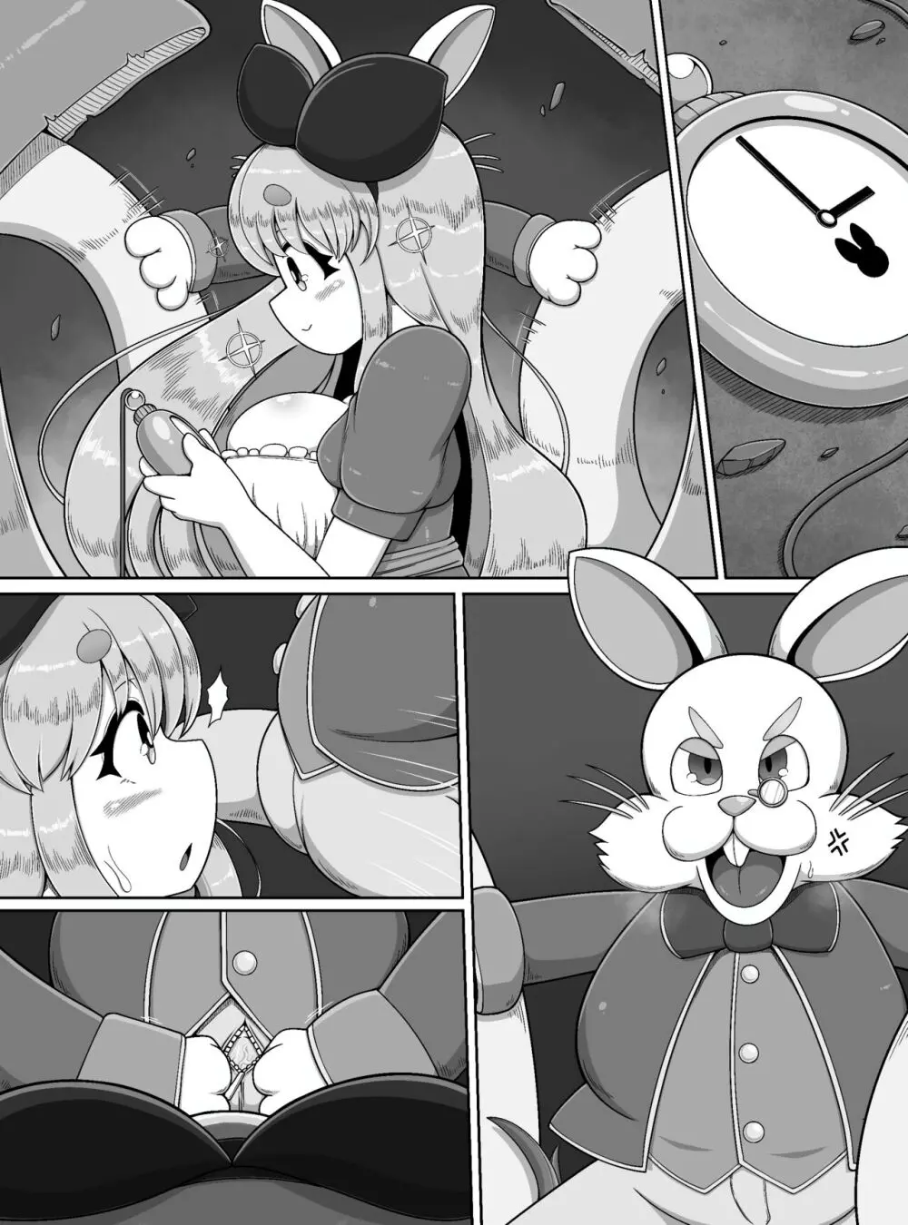 不思議の国でアリスが犯されるだけの漫画 - page33