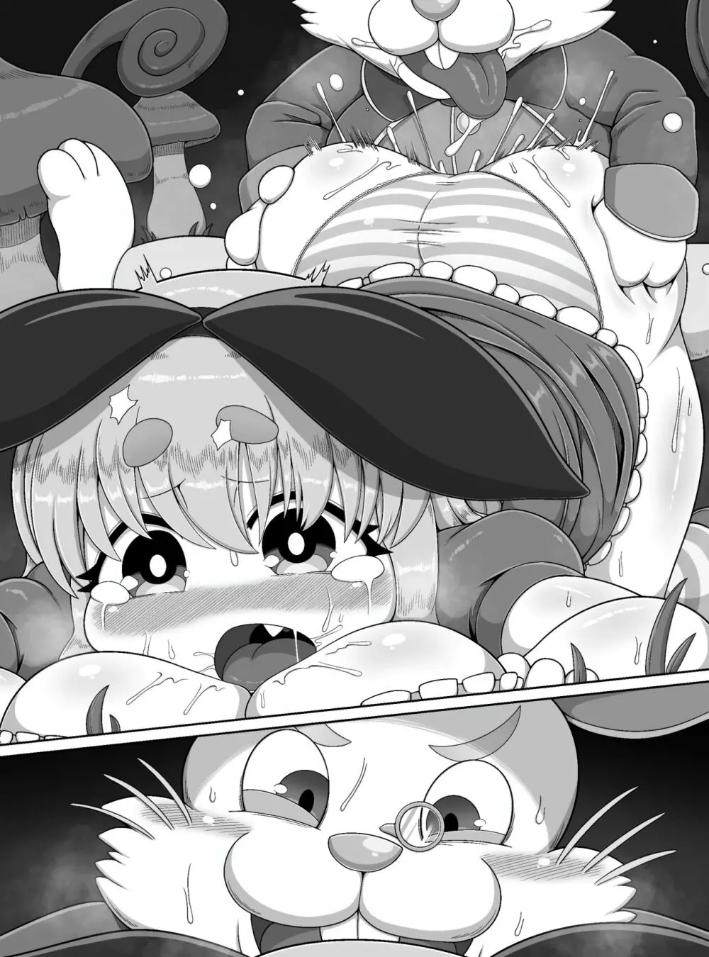 不思議の国でアリスが犯されるだけの漫画 - page37