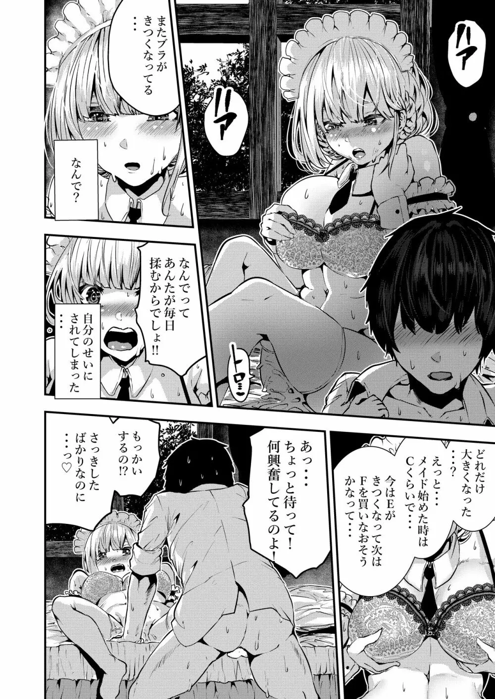 デレデレメイドとツンデレメイドと淫乱メイドとしこたまえっち - page11