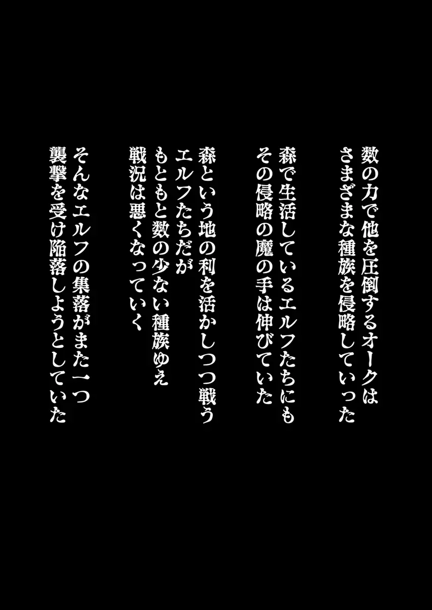 エッチなエルフとの暮らし方3巻 ～堕ちた美人姉妹…終わらないオークの性宴～ - page3